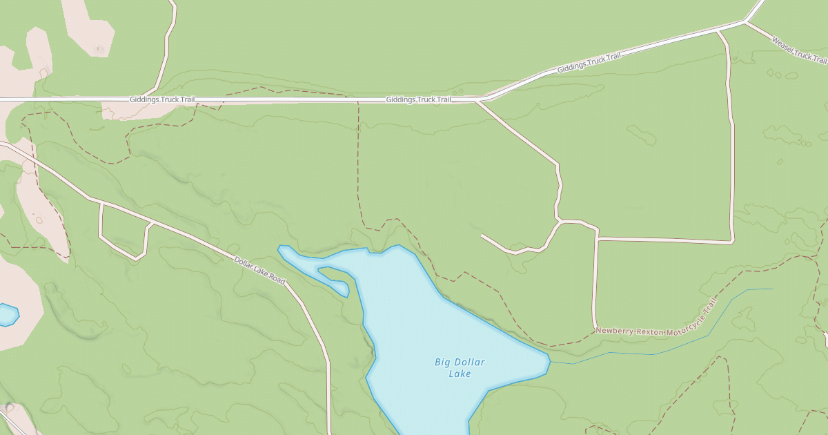 Map preview of Newberry-rexton Motorcycle Trail