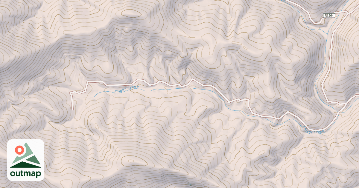 Map of KNIGHT CREEK