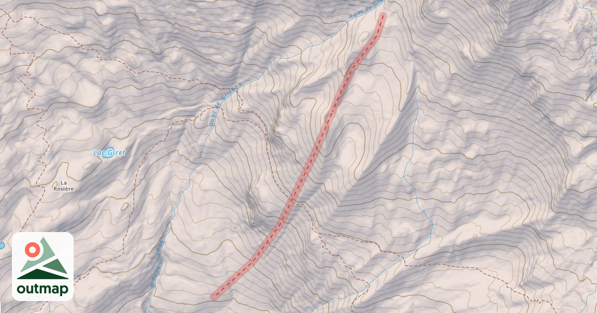 Map of Freeride du Mont-Valaisan