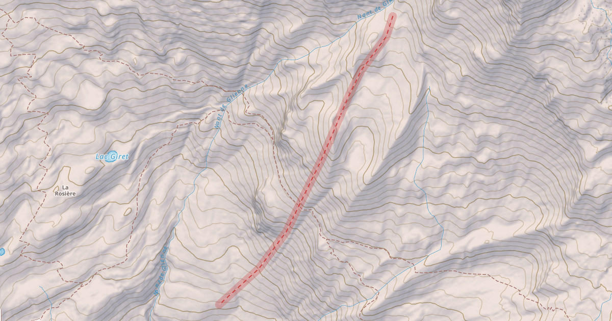 Map preview of Freeride du Mont-Valaisan