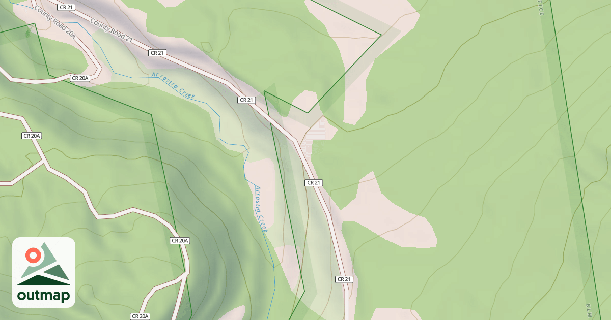 Map of County Road 52
