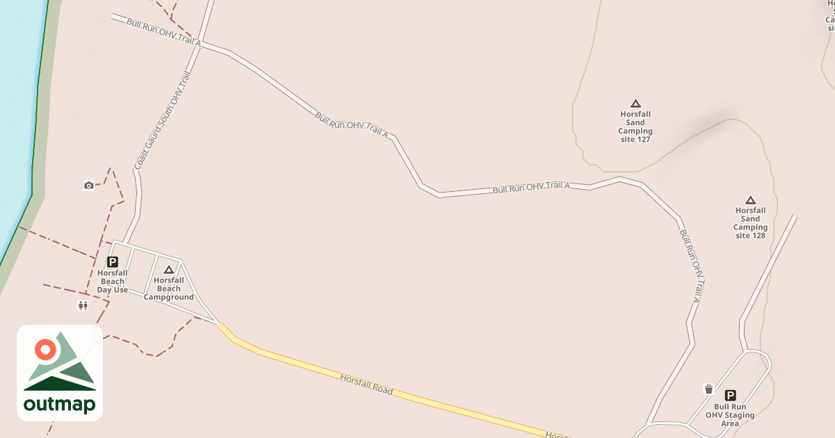 Map of Bull Run Ohv Trail A