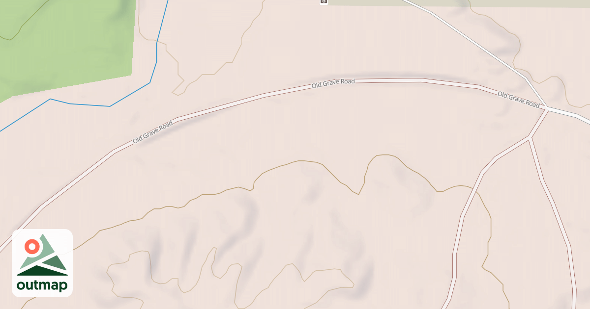 Map of OLD GRAVE ROAD
