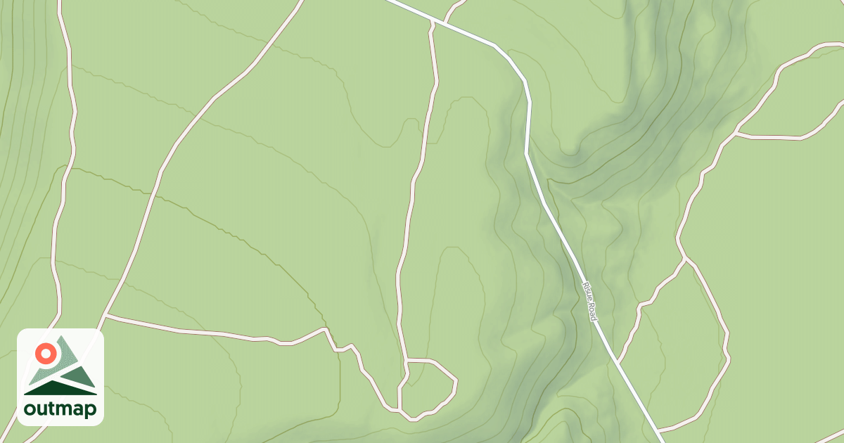 Map of FLAT SPUR ROAD
