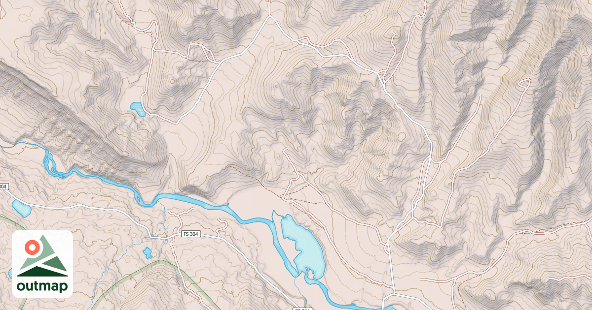 Map of DALLAS LAKE