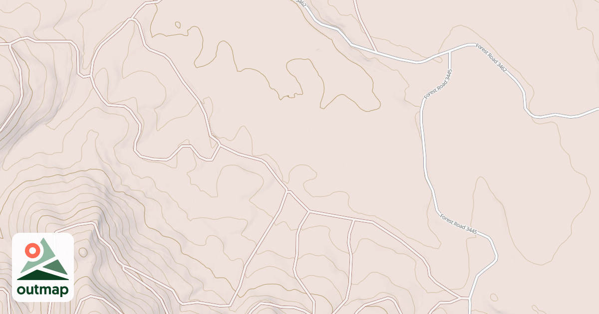Map of 3445A NORTH