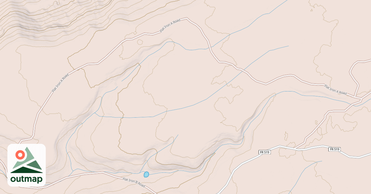 Map of FLAT IRON A