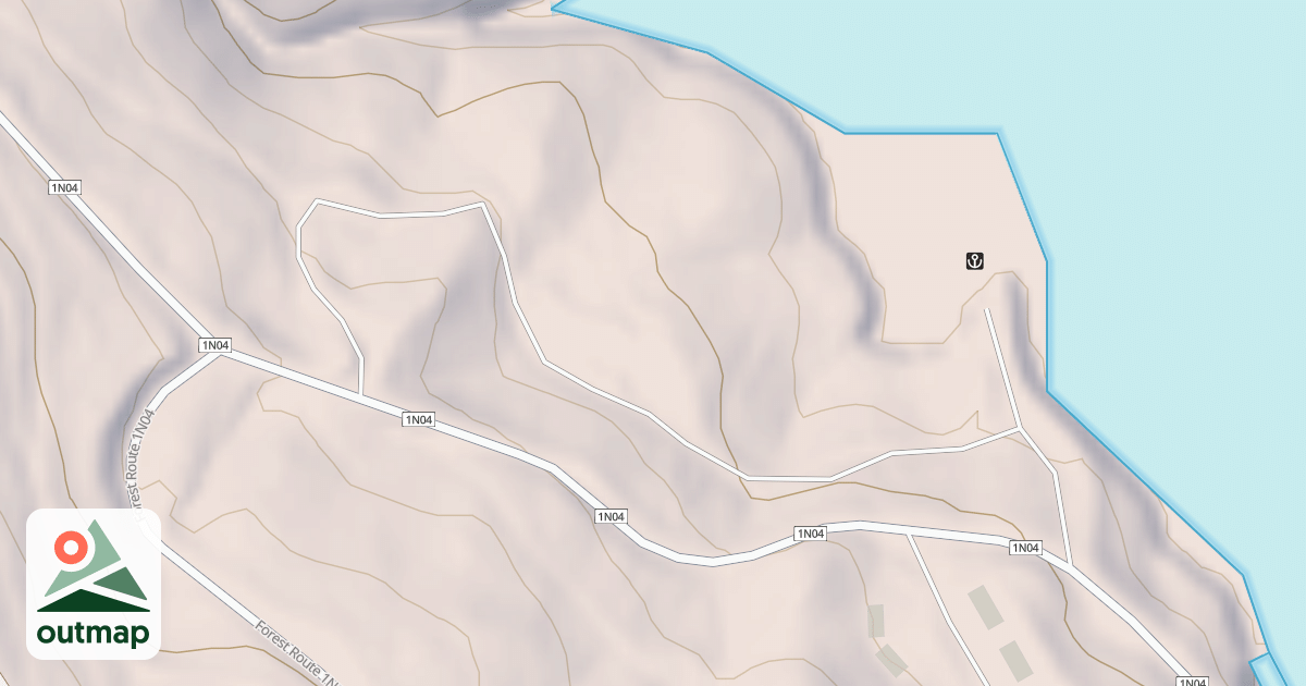 Map of CHERRY BOAT RAMP ROAD