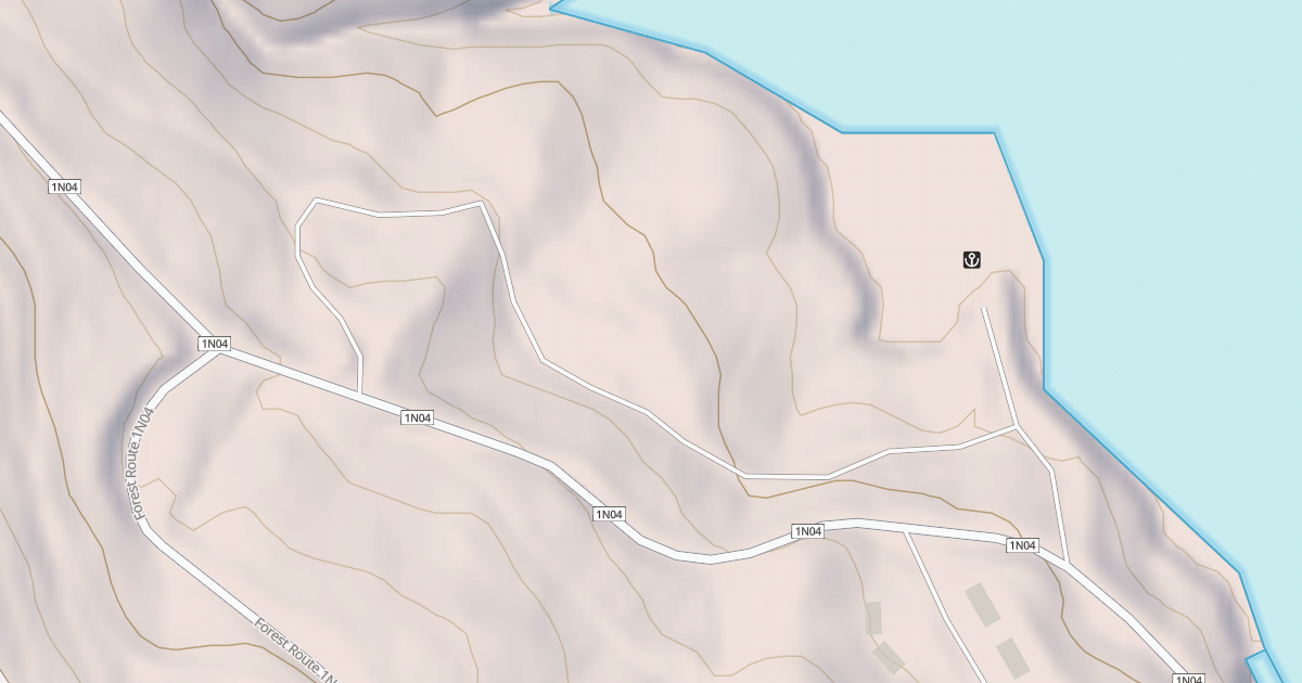 Map preview of CHERRY BOAT RAMP ROAD