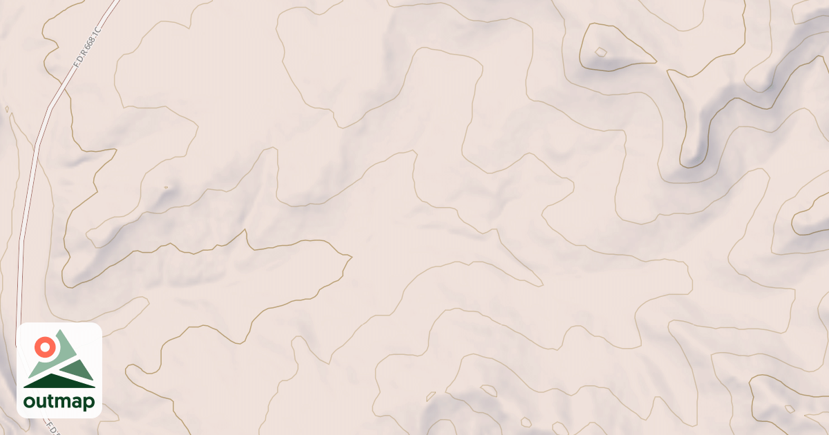 Map of HAY DRAW FORKS BR 1T
