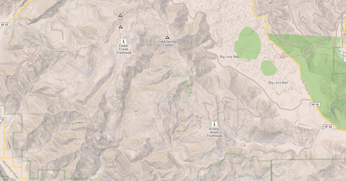 Map preview of CEDAR CRK