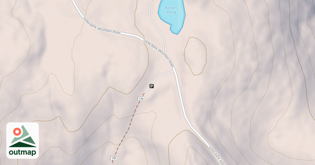 Map of BLUE LAKE TH