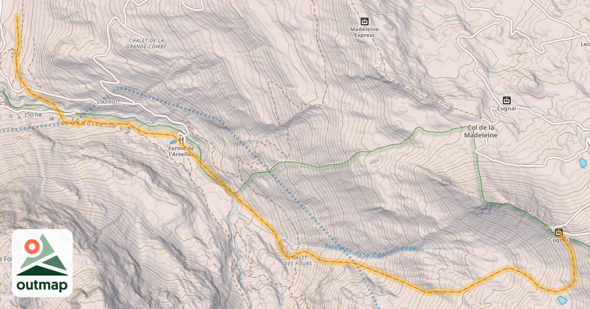 Map of Cugnaï