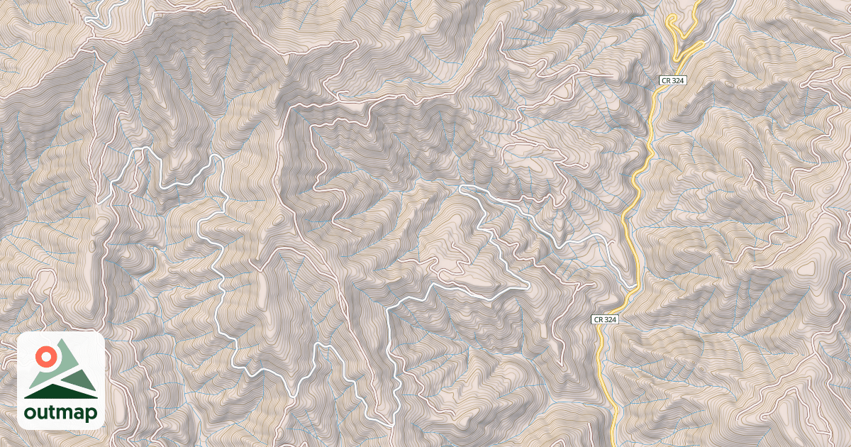 Map of DONALDSON CREEK