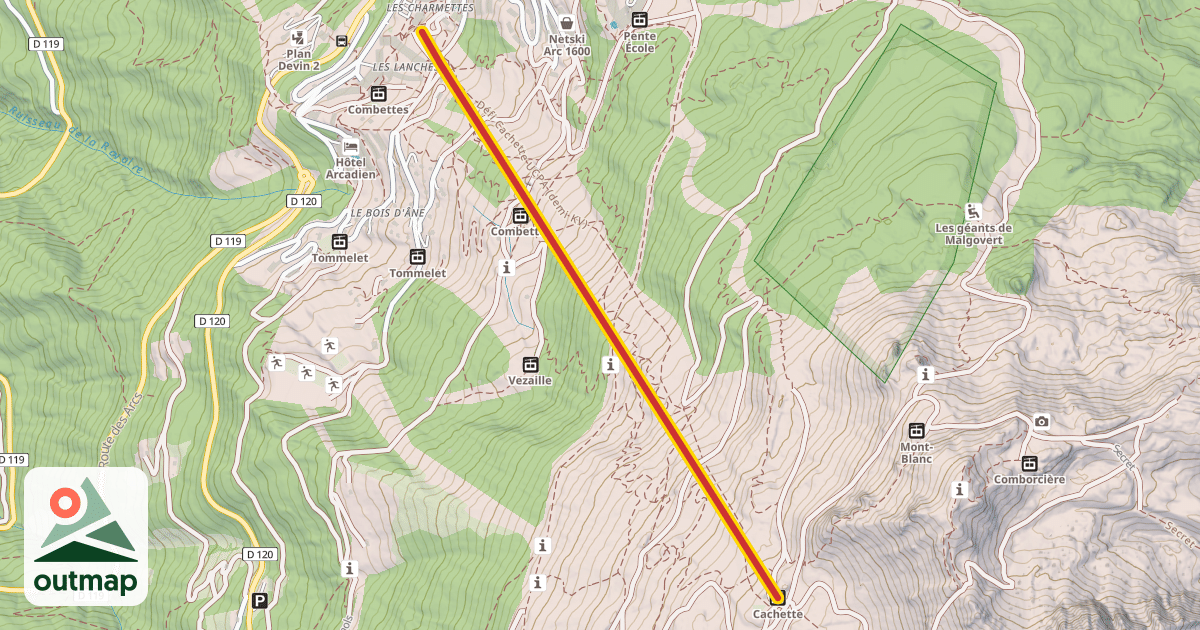 Map of Cachette