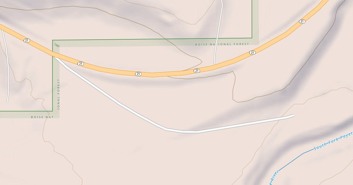 Map preview of FIVE MILE FLAT