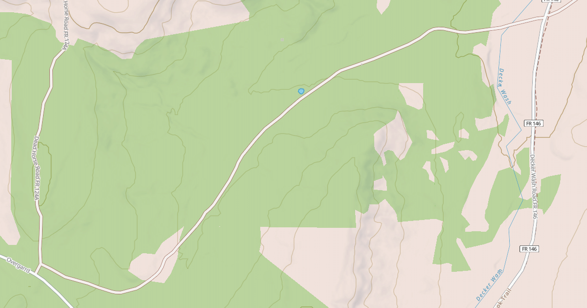 Map preview of USFS National Forest System Roads {84CC711B-A2B1-4D5E-A356-DF816E6497B3}