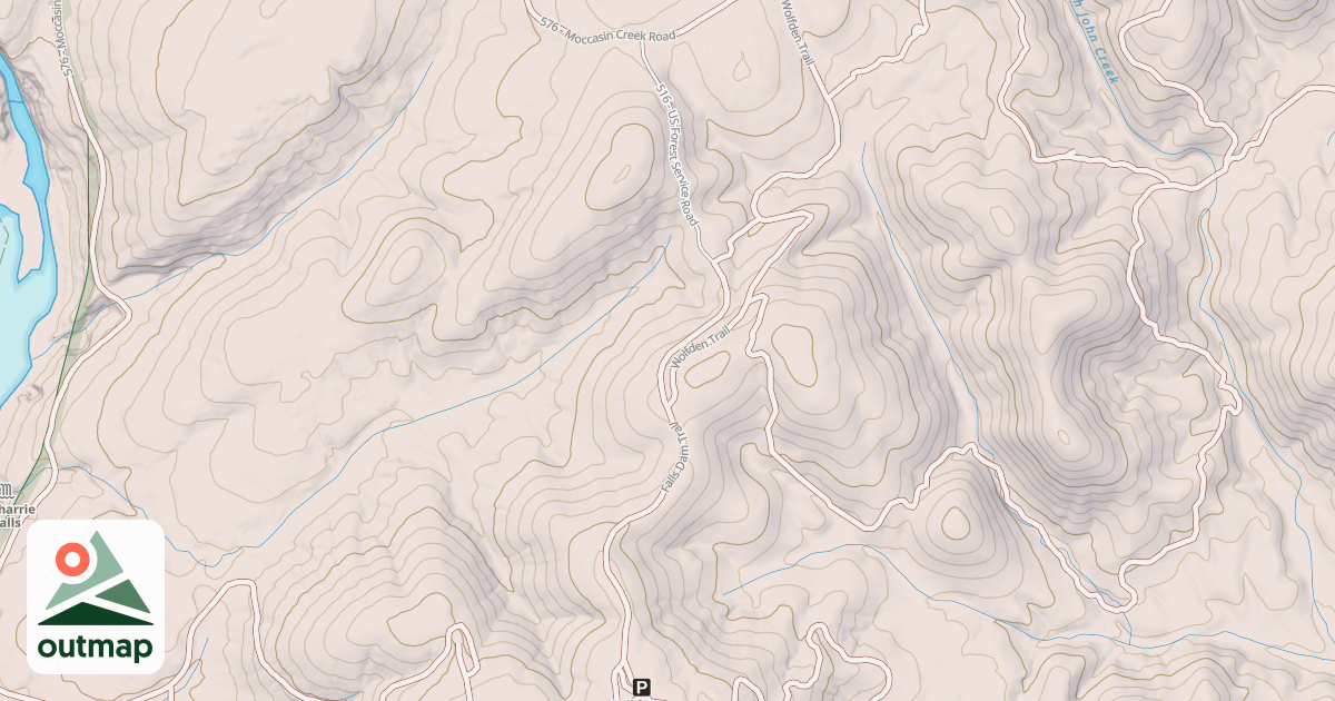 Map of WOLF DEN