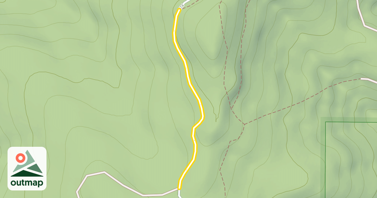 Map of East FSR 614