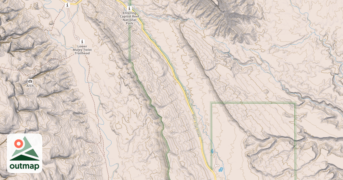 Map of BLM National GTLF Public Motorized Roads 1262b0de-d63e-4290-b48b-8d6a32163422
