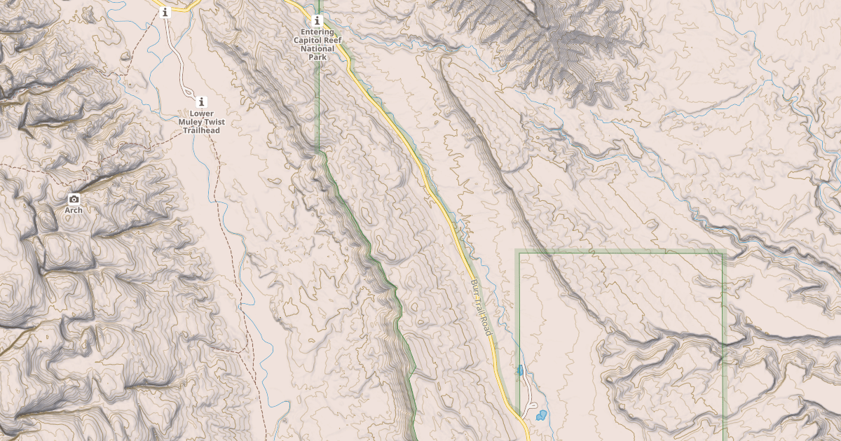 Map preview of BLM National GTLF Public Motorized Roads 1262b0de-d63e-4290-b48b-8d6a32163422