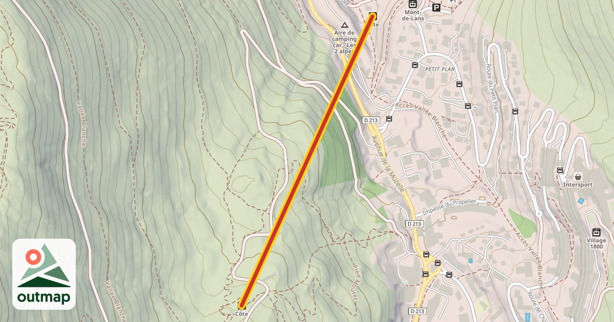 Map of Côte