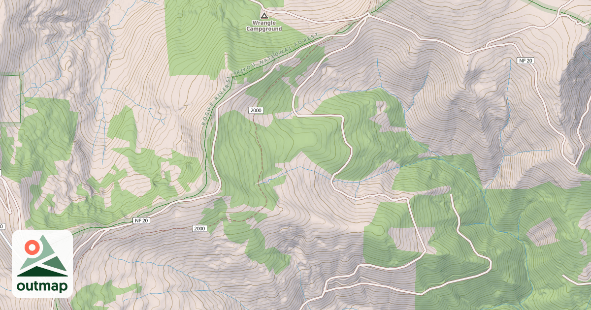 Map of SISKIYOU DIVIDE