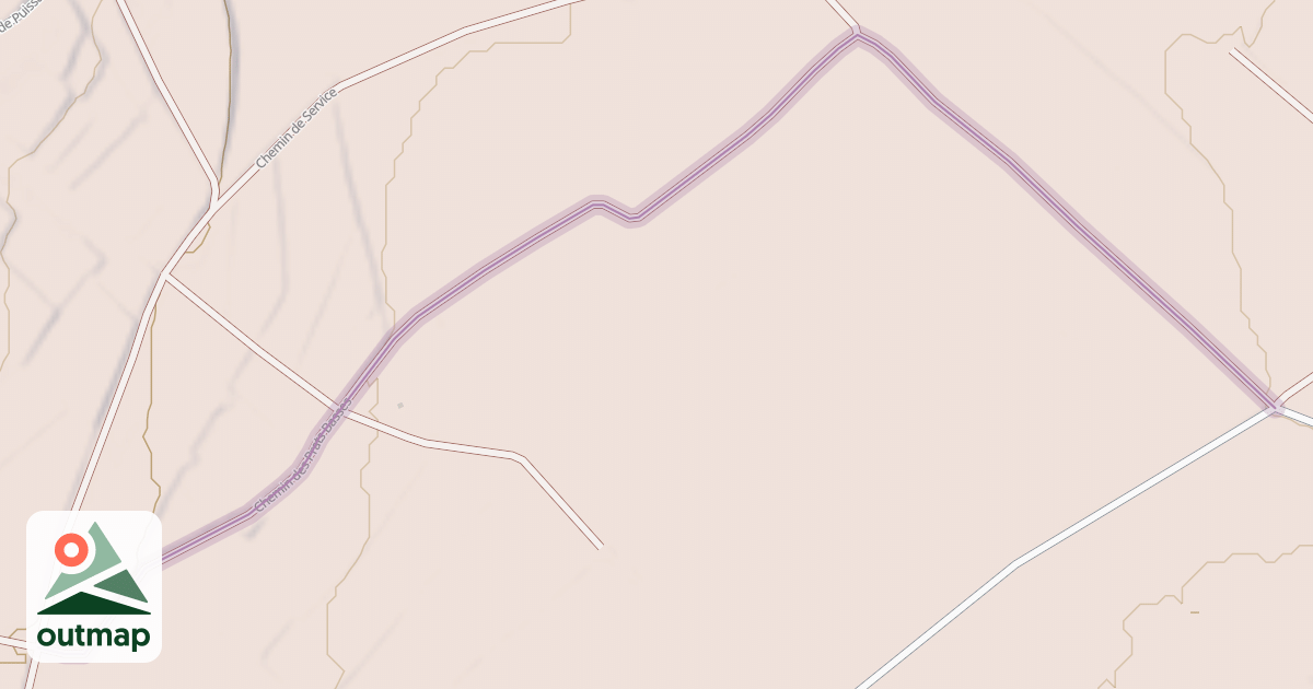 Map of Chemin des Prats Basses