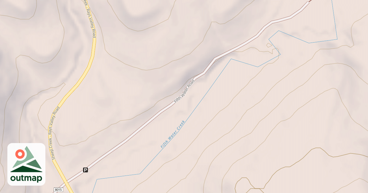 Map of FIFTH WATER