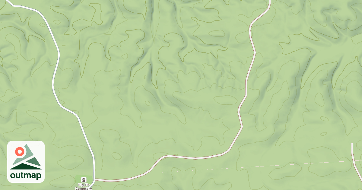 Map of CANEY CREEK