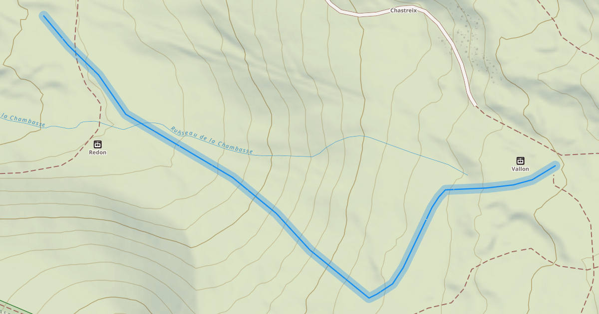 Map preview of Les Chamois