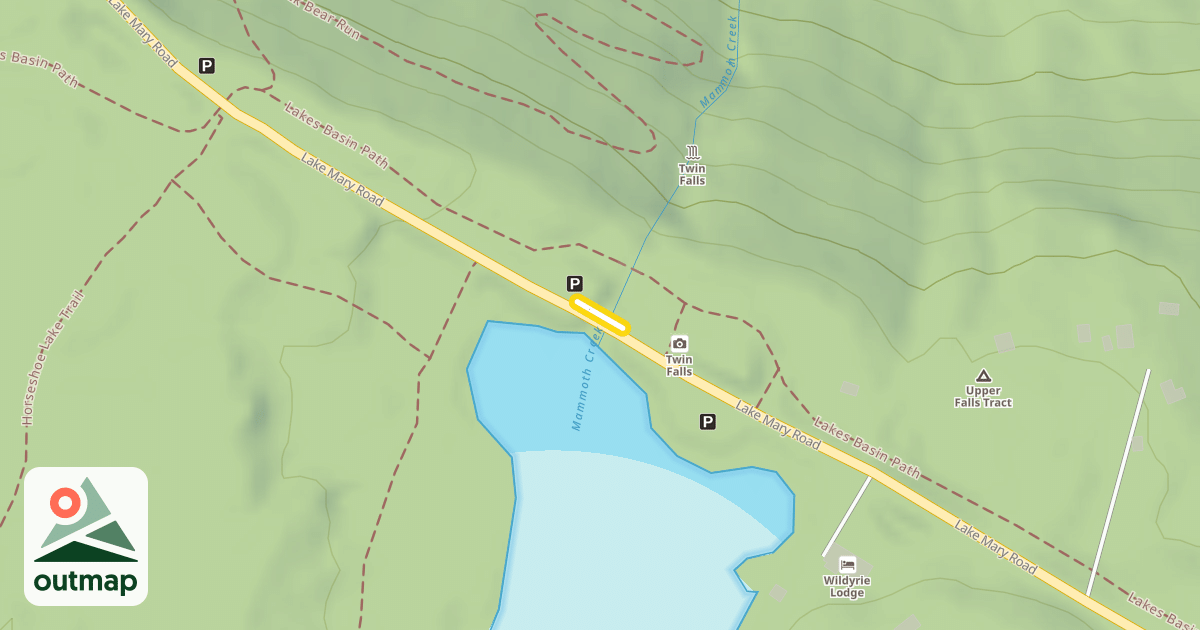 Map of Lake Mary Road