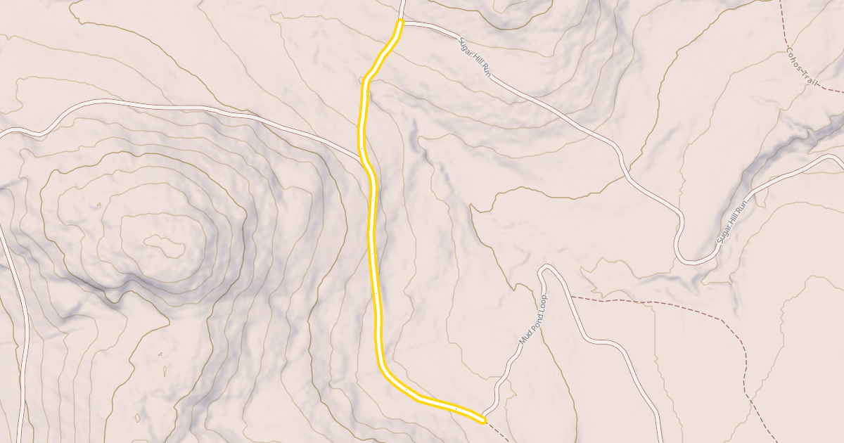 Map preview of Sugar Hill Run