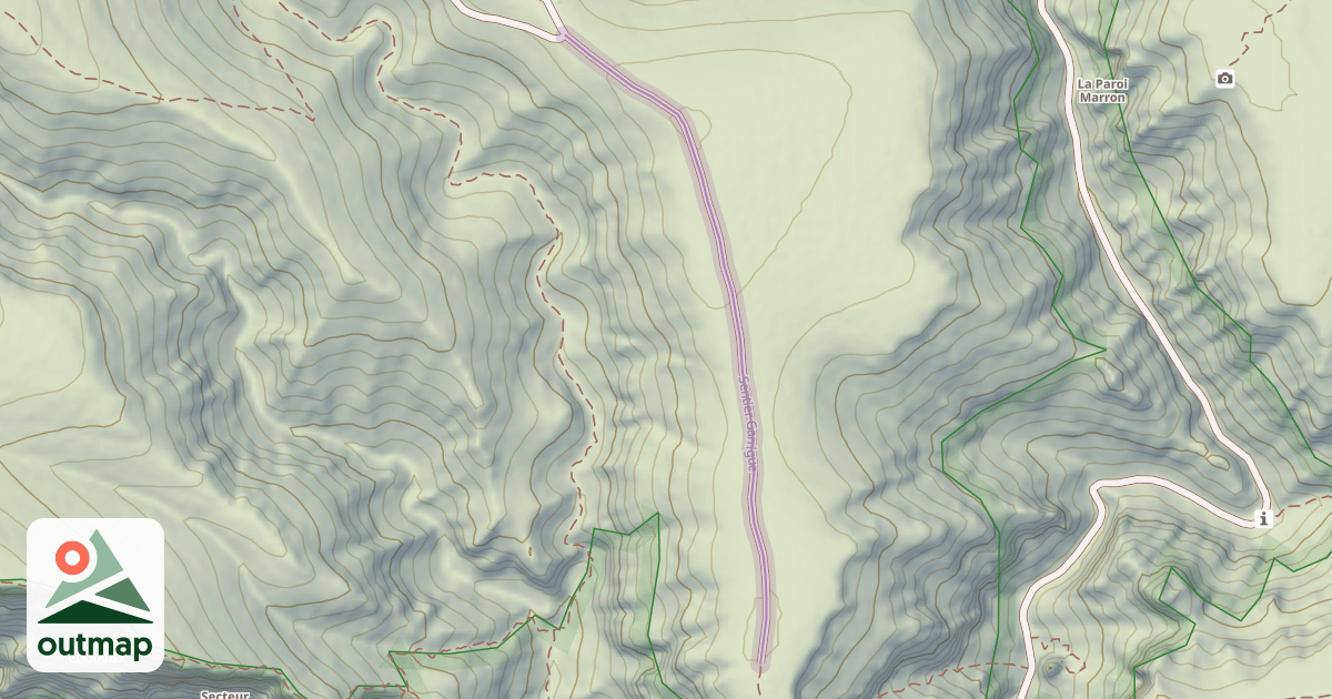 Map of Sentier Garrigue