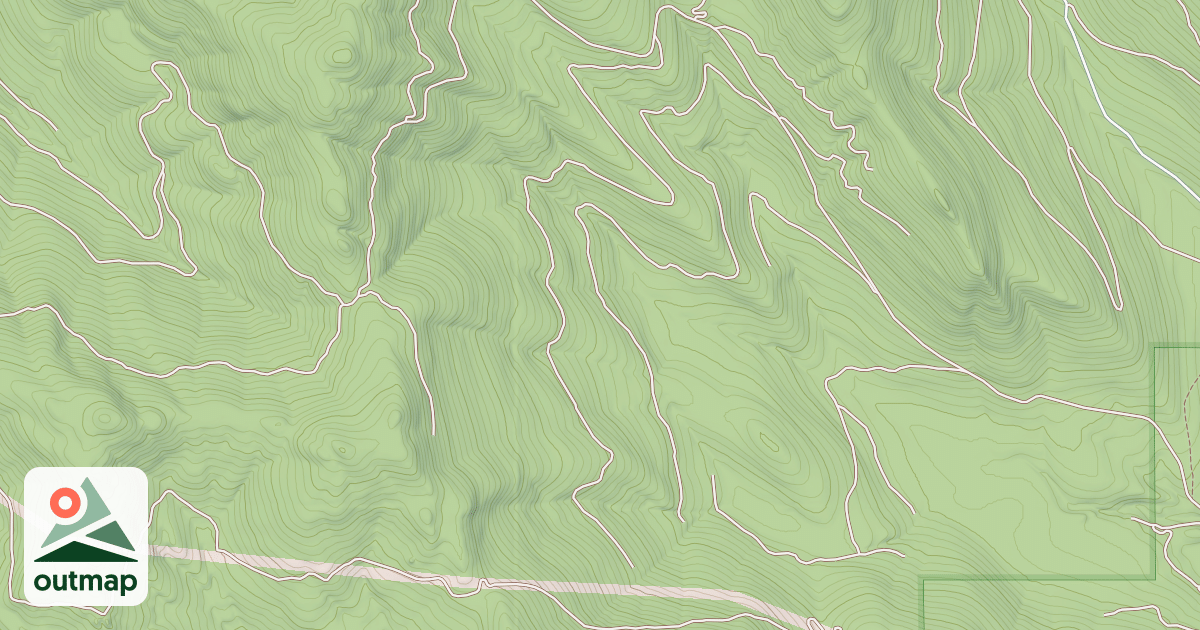 Map of CANYON CR W DRY FK I