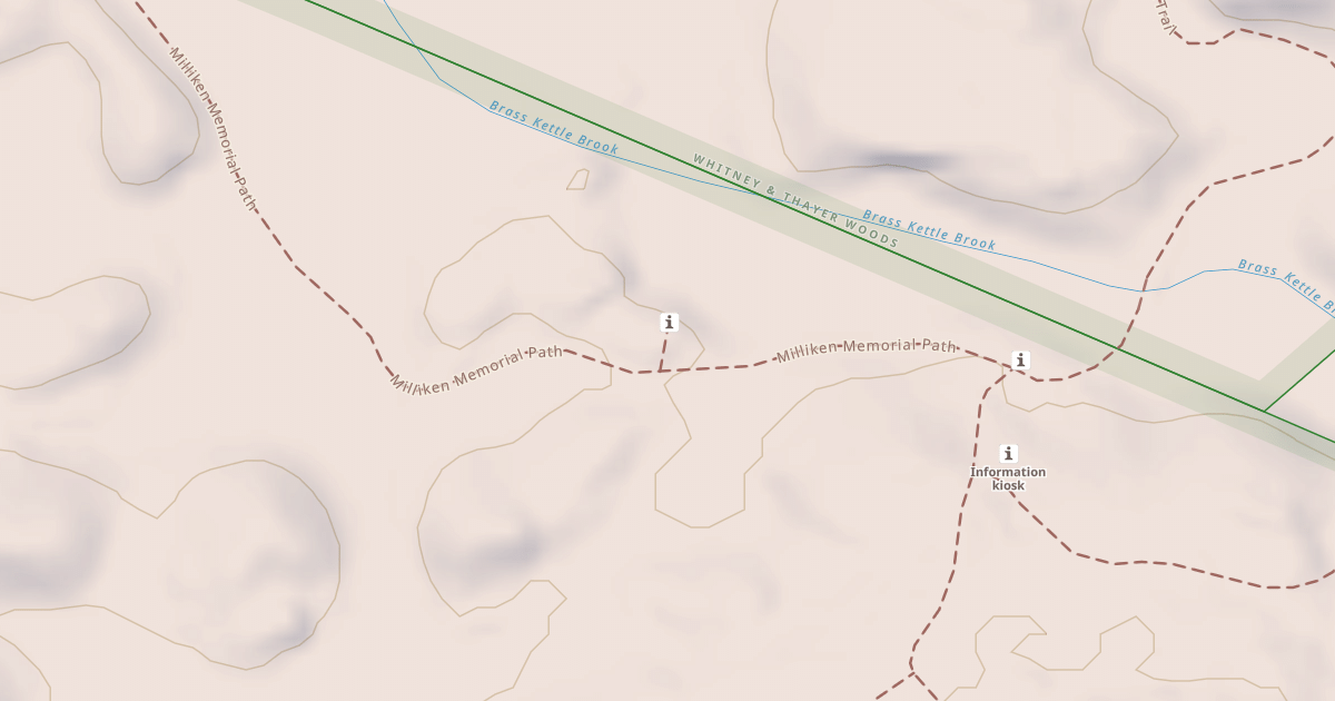 Map preview of Milliken Path