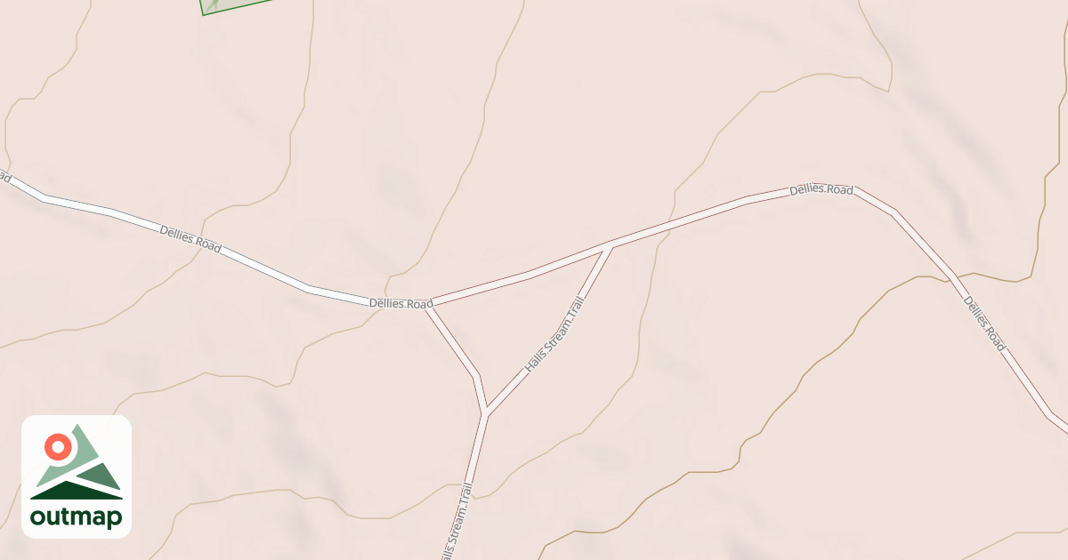 Map of Dellies Rd