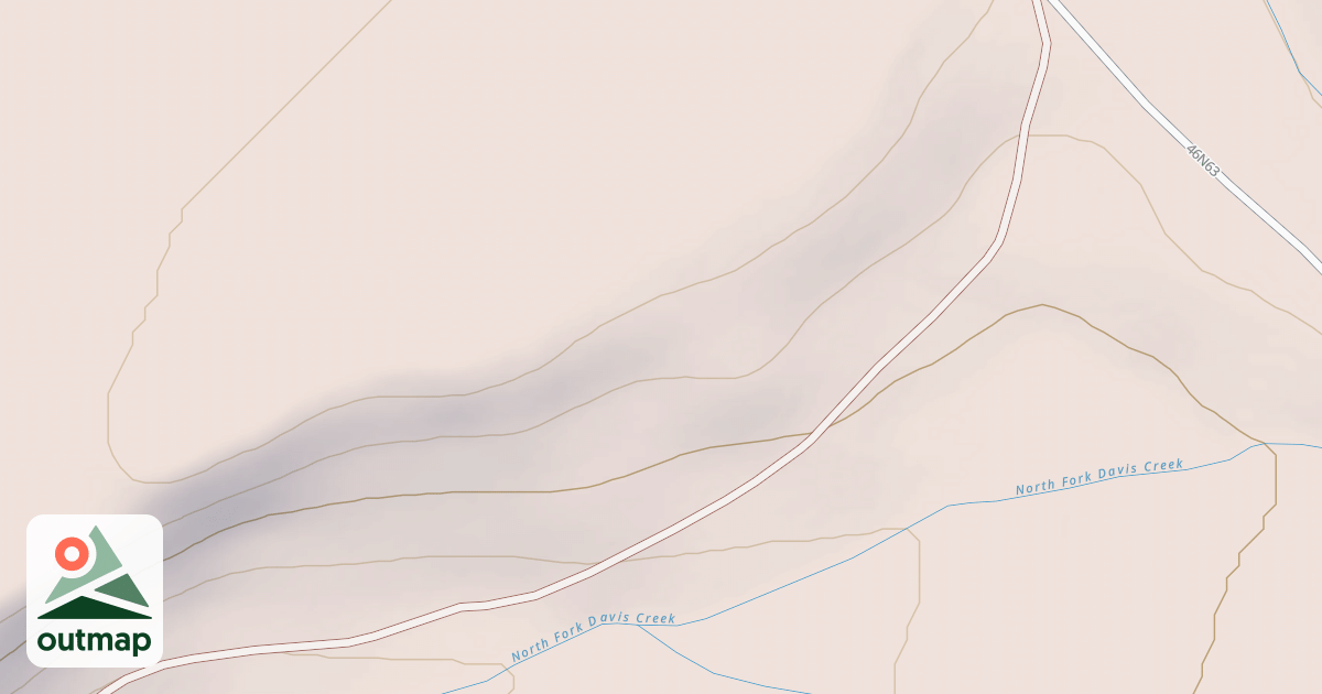 Map of COLD CREEK SPUR