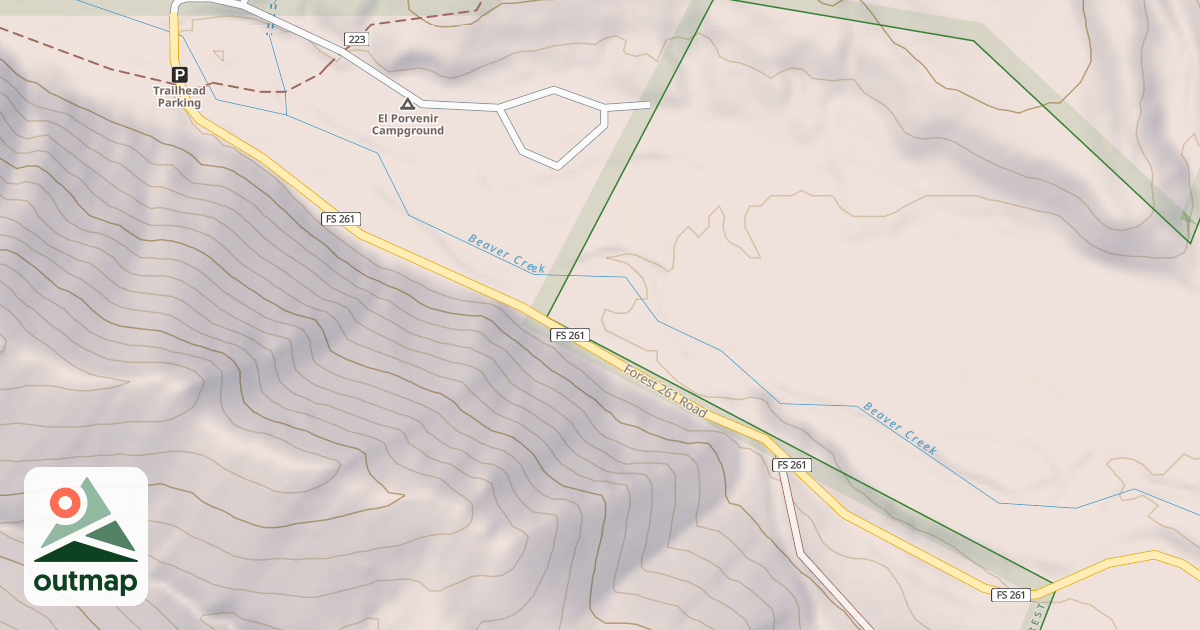 Map of EL PORVENIR CAMPGROUND