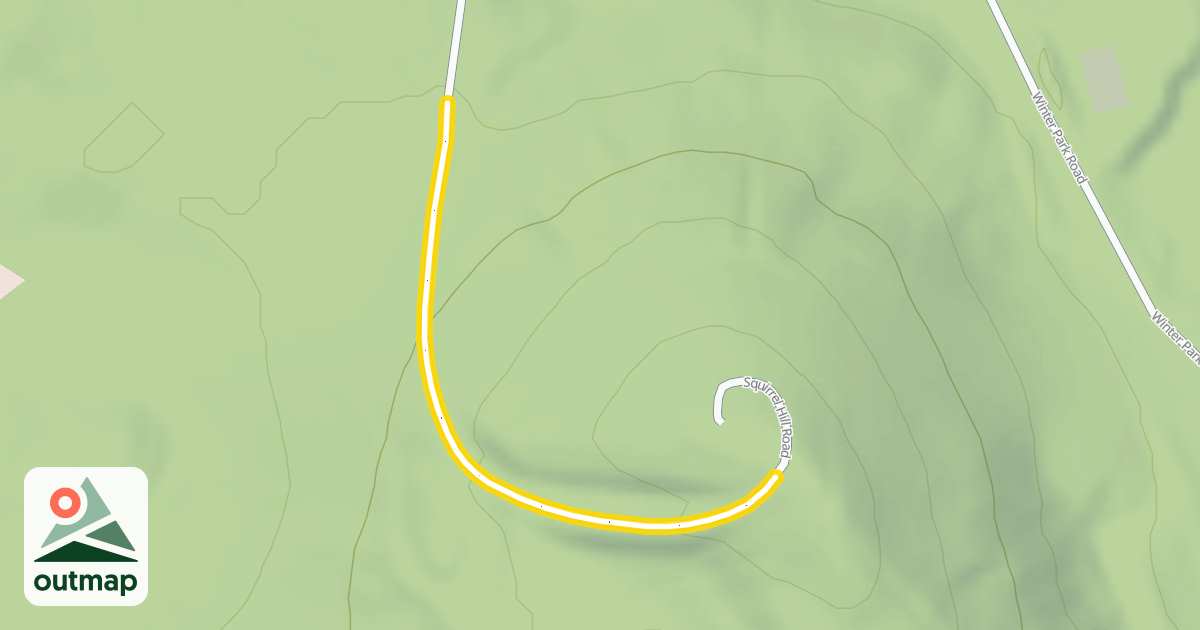Map of Squirrel Hill Road