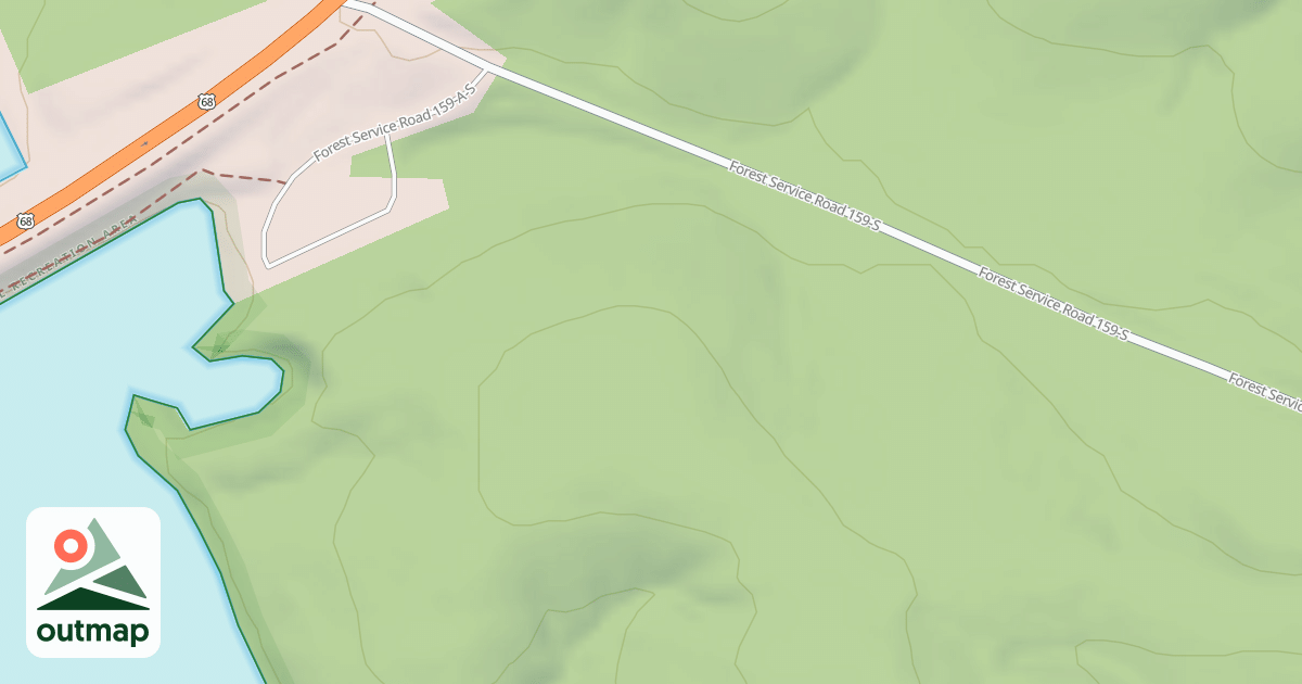 Map of INDIAN SPRINGS CEMETERY ACCESS