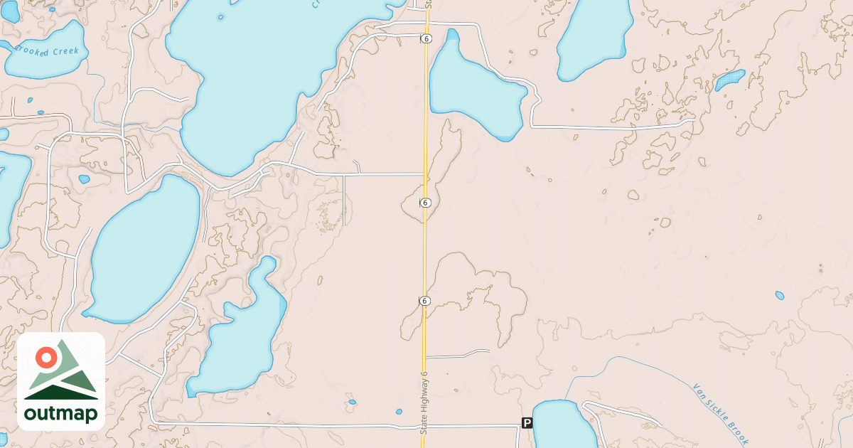 Map of Emily/Outing Trail