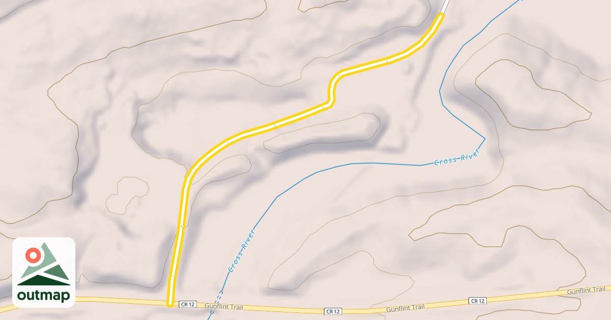Map of Gunflint Narrows