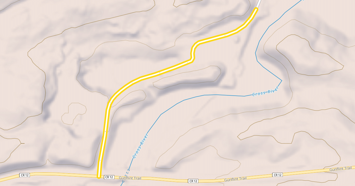 Map preview of Gunflint Narrows