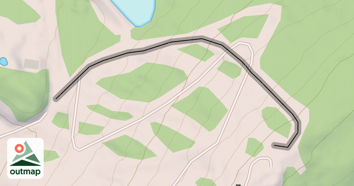 Map of Chris's Couloir