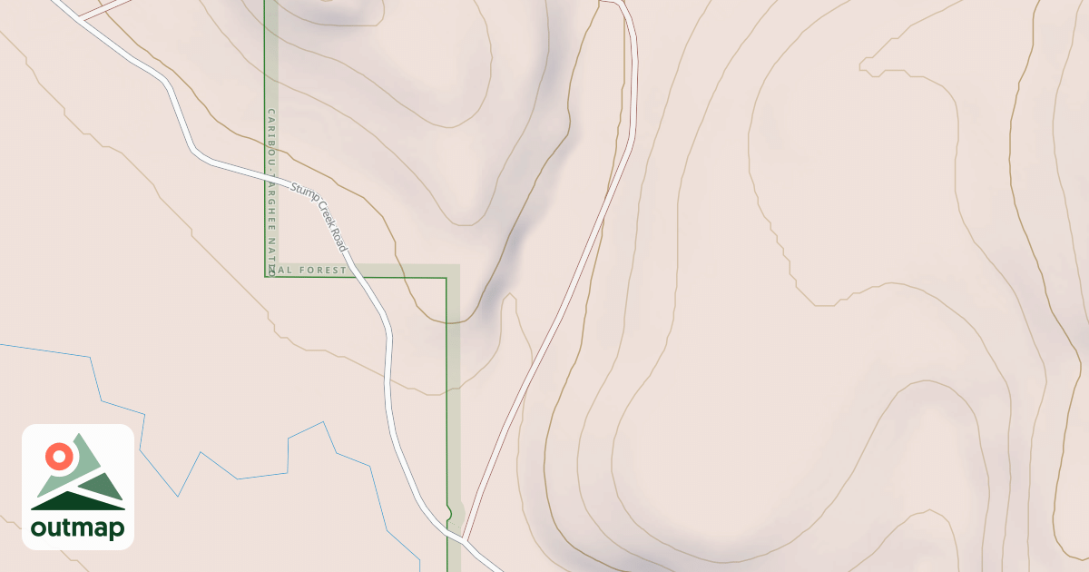 Map of HYDE CANYON