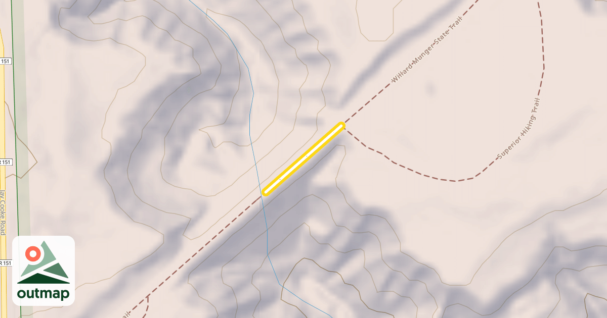 Map of Willard Munger State Trail