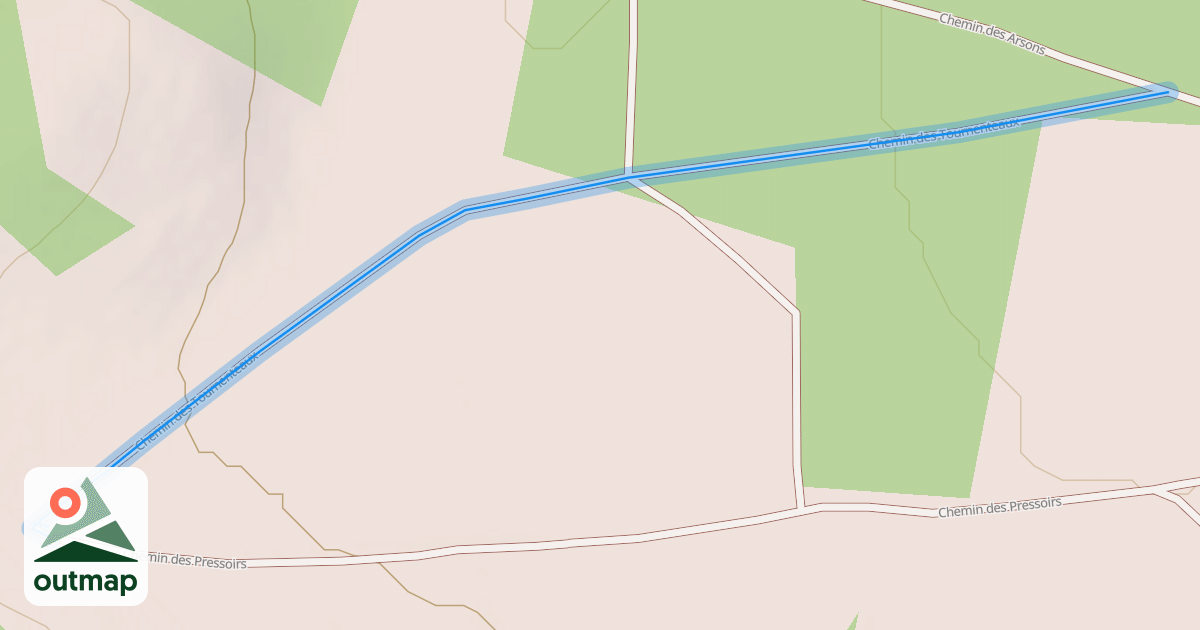 Map of Chemin des Tournenteaux