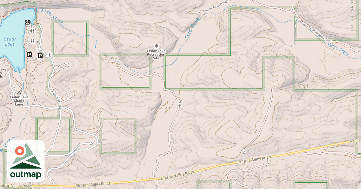 Map of RED LICK