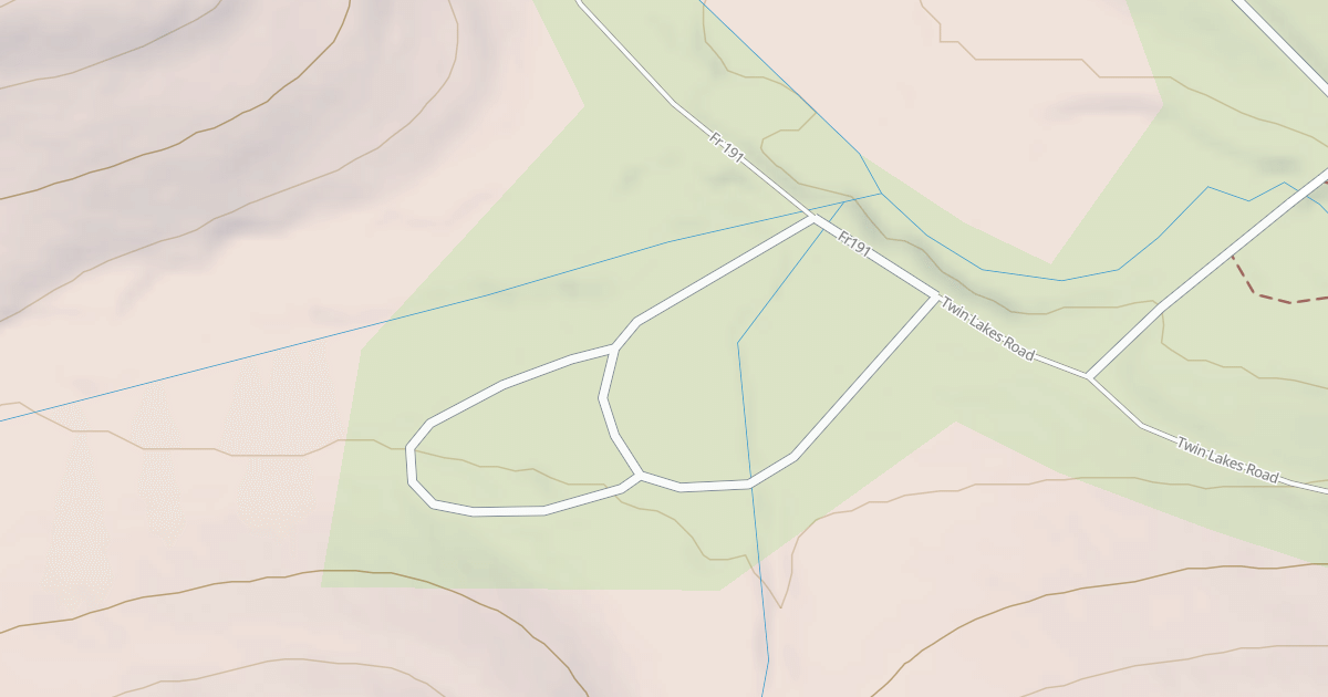 Map preview of TWIN LAKES CAMPGROUND